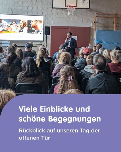 Viele interessierte Familien nutzten unseren Tag der offenen Tür um die Corrie-ten-Boom-Schule näher...
