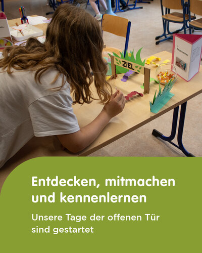 Die ersten Tage der offenen Tür liegen hinter uns! Viele Familien nutzten die Gelegenheit, unsere Einrichtungen...